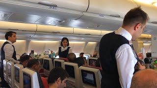 Turkish Airlines Airbus A330300 Economy Class Flight Istanbul to Amsterdam [upl. by Ahsets]