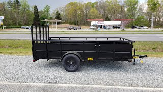 Big Tex 35SV Landscape Utility Trailer 77x12 3K GVWR [upl. by Eillom]