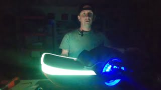 KUSH GLOW FOOTPAD FOR ONEWHEEL GTGTS INSTALL VIDEO ON WTF RAILS [upl. by Jack]