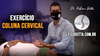 CERVICALGIA EXERCÍCIO EXTENSÃO COLUNA CERVICAL McKenzie MDT Clínica de Fisioterapia Dr Robson Sitta [upl. by Arraet]