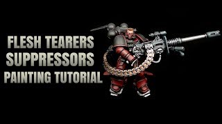 Flesh Tearers Suppressors Painting Tutorial [upl. by Staten]