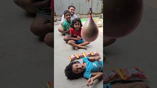 Water balloon chopping game  lazy lad shortsvideo funny youtubeshorts trendingshortsfunnyvideo [upl. by Hsac]