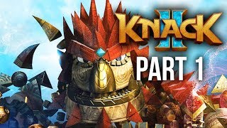 KNACK 2 Walkthrough Part 1  Chapter 1 amp 2 PS4 Pro 60fps Gameplay [upl. by Aneloj]