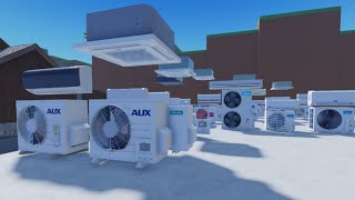 Air Conditioner Testing  All Various AC Roblox [upl. by Cheston48]