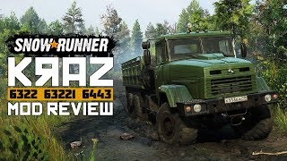 KrAZ 6322 63221 6443 Mod Review  Snowrunner 4K [upl. by Areit84]