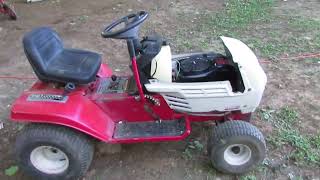 Briggs and Stratton 13 hp OHV Engine and Classic MTDWhite Lawnmower Resurrection [upl. by Priebe876]