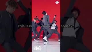 funny TXT momentos un relay dance kpop txt koreanidols funny [upl. by Hesketh]