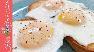 Sheet Pan Baked Eggs  BETTER amp HEALTHIER Than Fried  Ken Panagopoulos [upl. by Kassity]