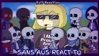 Full Sans aus react to XTale Karen [upl. by Dareece3]