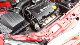 Vauxhall Tigra Timing Chain Noise Before and After [upl. by Frisse556]