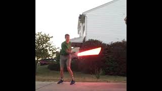 Reenacting Darth Vader vs Ahsoka Tano from Ahsoka episode 5 Shadow Warrior [upl. by Kcirdnekal]