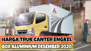 Rincian Harga Truk Canter Engkel Plus Box Aluminium  Mitsubishi Colt Diesel FE 71 PS amp FE 71 L [upl. by Elletnahs]