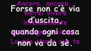 La mia storia con te alessandra amoroso testo [upl. by Lemrej]