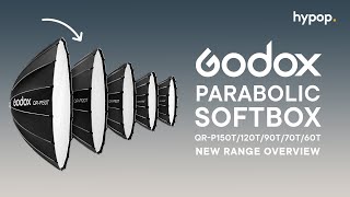 Godox Parabolic Softbox New Range Overview amp Comparison  QRP150T 120T 90T 70T 60T [upl. by Anenahs]