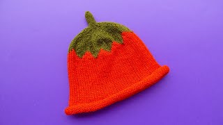 🎃Tricoter un bonnet citrouille pour enfant bonnet Halloween [upl. by Nert622]