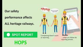 Spot Report  Near Miss Hazard and Safety Issue Reporting on Heritage Railways [upl. by Pell]