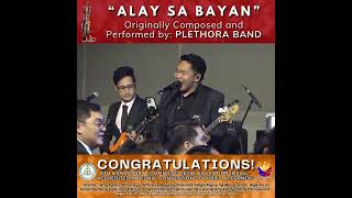 quotALAY SA BAYANquot ORIGINALLY COMPOSED AND PERFORMED BY PLETHORA BAND [upl. by Nnave]