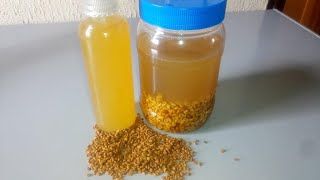 How to make Fenugreek water for faster Hair growth  Stop hair fall [upl. by Eigram]