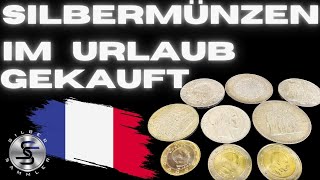 Meine SilbermünzenSchätze aus Frankreich Urlaubserinnerungen [upl. by Ahseiyn939]