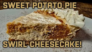 Sweet Potato Pie Swirl Cheesecake Recipe  How to Make a Sweet Potato Pie Cheesecake Recipe [upl. by Auahsoj]