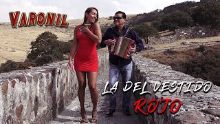 La Del Vestido Rojo · Video Oficial · Grupo Varonil [upl. by Onibag]