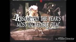 Tim Burtons The Nightmare Before Christmas 1994 Home Video Trailer [upl. by Enileve396]