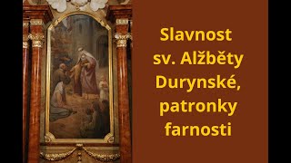 Farnost Vnorovy  mše svatá v 730 Slavnost sv Alžběty Durynské patronky farnosti [upl. by Brockwell]