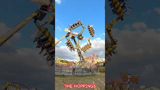 Atmos Fear  would you ride it thehoppings funfairrides loopfighter atmosfear [upl. by Kus]