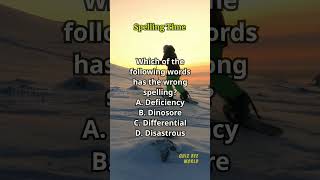 Spelling Time 534 spelling englishlearning englishvocabulary questions quiz [upl. by Llabmik]