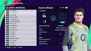 PES 2021  Classic Arsenal [upl. by Anahsit]