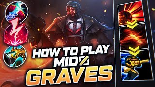 HOW TO PLAY GRAVES MID amp CARRY S12  BEST Build amp Runes  Season 12 Graves guide  League of Legends [upl. by Reiner]