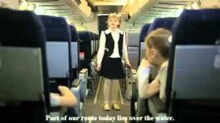 Nordwind airlines in flight safety film [upl. by Anigger325]