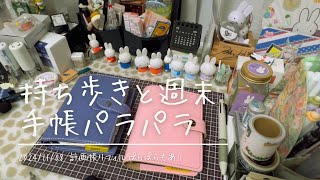 【手帳】持ち歩きのミニ6と週末手帳のミニ6をパラパラしました【最後の方雑音少し有り申し訳ございません】 [upl. by Kurt]