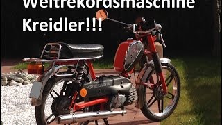 Moped Weltrekordsmaschine Kreidler  Meine Flory 3 Gang [upl. by Asille]