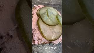 Wer mag das nicht 😋Leckeres Leberwurst Brot music delicious food [upl. by Azar]