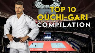 Top 10 Ouchi Gari Highlights Compilation 大内刈 [upl. by Shuping856]