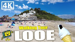 LOOE Cornwall UK  4K Walking Tour  May 2022 [upl. by Felise]