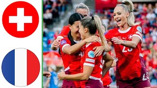 Switzerland vs France  Highlights  Womens Friendly 3010 2024 [upl. by Aneerhs]