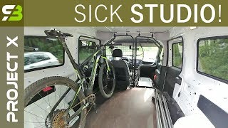 Mobile SickBiker Studio Fiat Doblo Maxi As A Camper For Cyclist Part 1 [upl. by Tannie615]