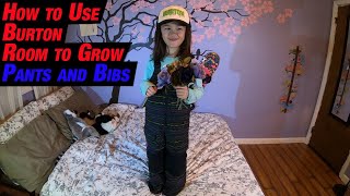 How to use Room to Grow feature on Burton kids snowboard pants [upl. by Mortimer3]