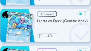 Lapras ex Drop Event Part 3 Advanced Battle [upl. by Geraldina]