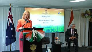 EAM Formal inauguration of Consulate General of India Brisbane November 04 2024 [upl. by Naryb]