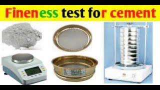 Fineness test of Cement CTampHM LAB Department of Civil Engineering GNIT Hyderabad [upl. by Alyad]