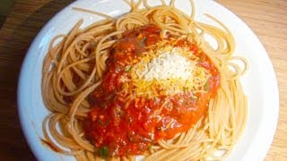 Pasta Sauce selber machen  Rezept für Nudeln mit Tomatensauce von einfachKochen [upl. by Nennerb]