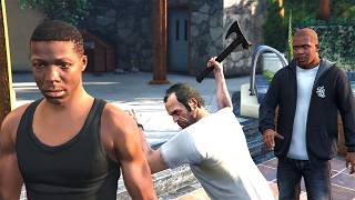 Trevor kills Franklins Friend  GTA 5 [upl. by Ecyoj]