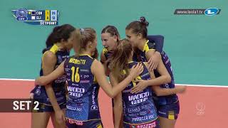 CLVolleyW  Match of the Week Highlights  Imoco Volley CONEGLIANO  SLIEDRECHT Sport [upl. by Llednil]