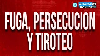 Fuga persecución y tiroteo se escapó del penal y se agarraron a tiros [upl. by Thomsen]