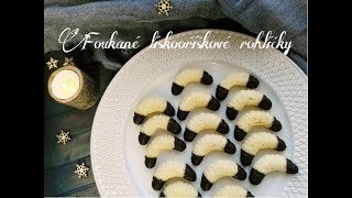 Foukané lískooříškové rohlíčky  ❄ Vánoční edice ❄  CZSK HD recipe [upl. by Wilt281]