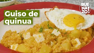 Guiso de quinua con queso  Buenazo [upl. by Laehpar]