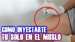 ✅COMO PONER UNA INYECCIÓN💉 INTRAMUSCULAR Sin dolor😱💯 [upl. by Paske]